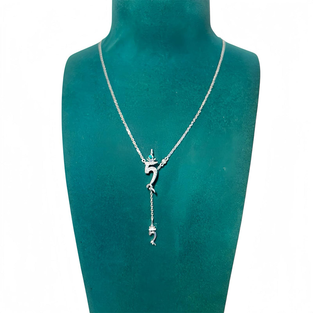 Green Tara seed Syllable Pendant necklace (Amulet, Women's Wisdom and strength )