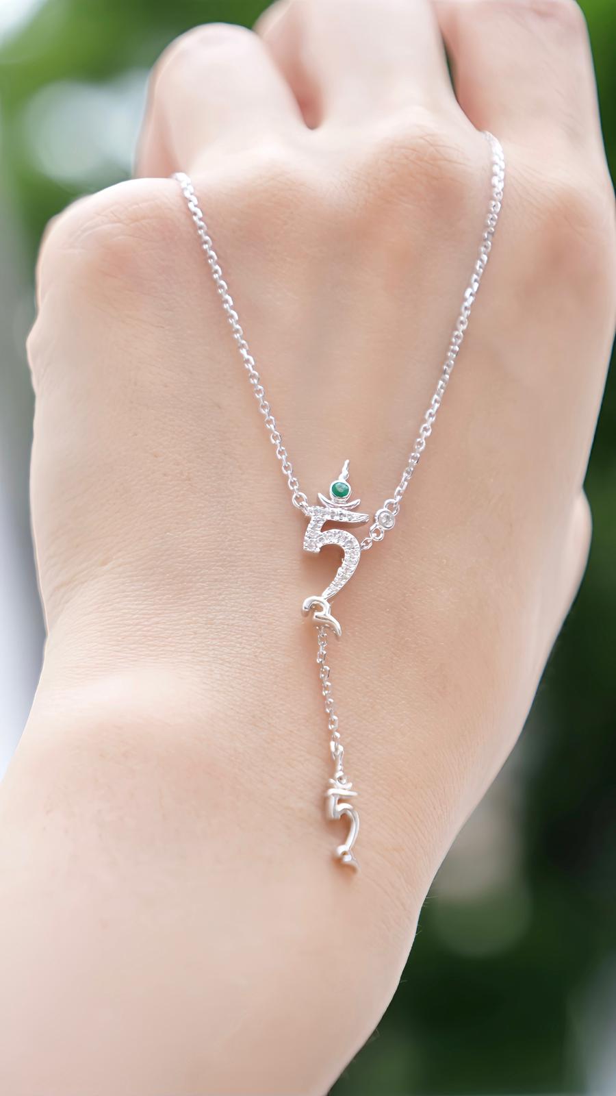 Green Tara seed Syllable Pendant necklace (Amulet, Women's Wisdom and strength )