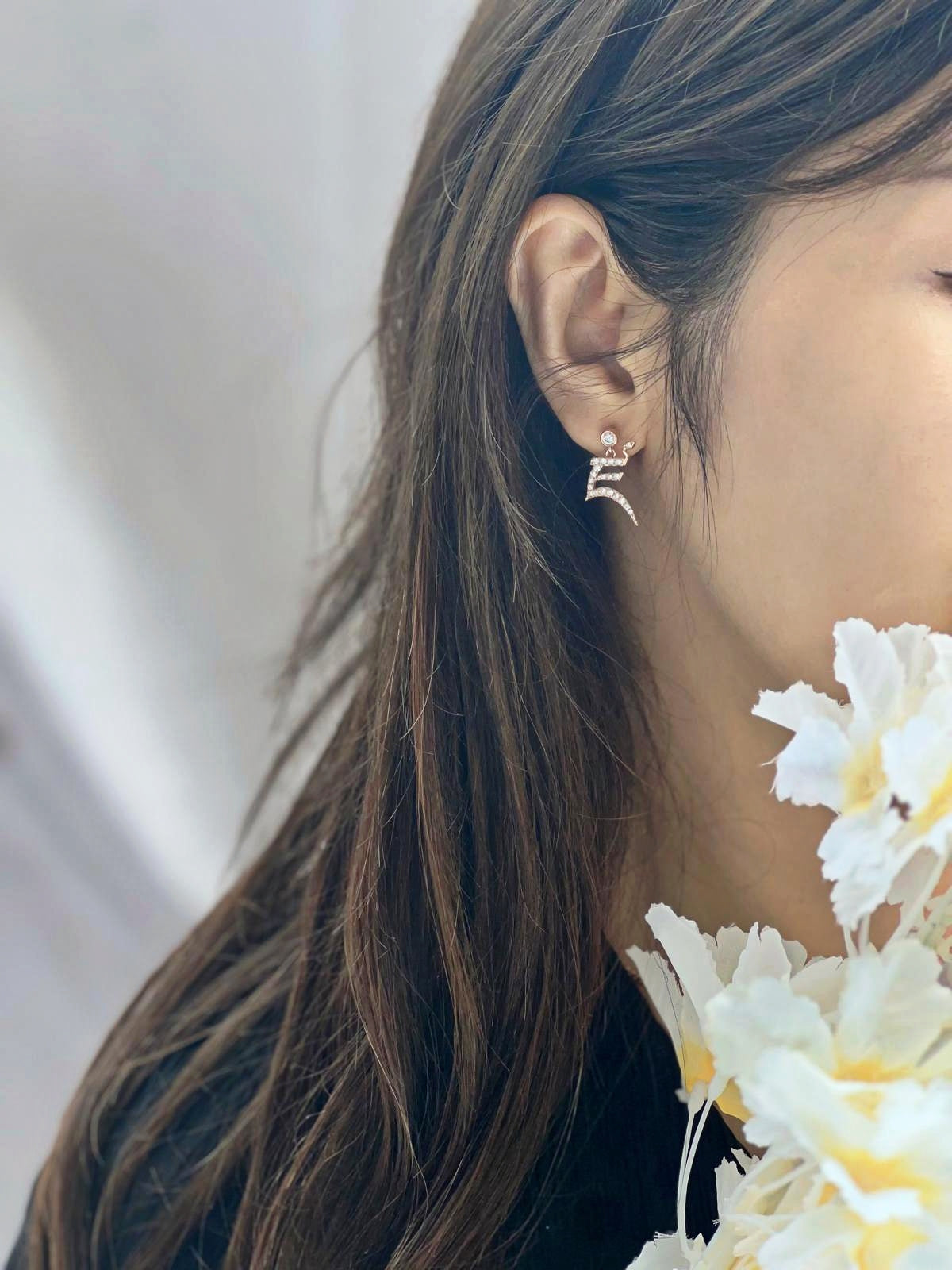 Yellow Jambhala earrings (Buddhist Deity of Wealth & Abundance)