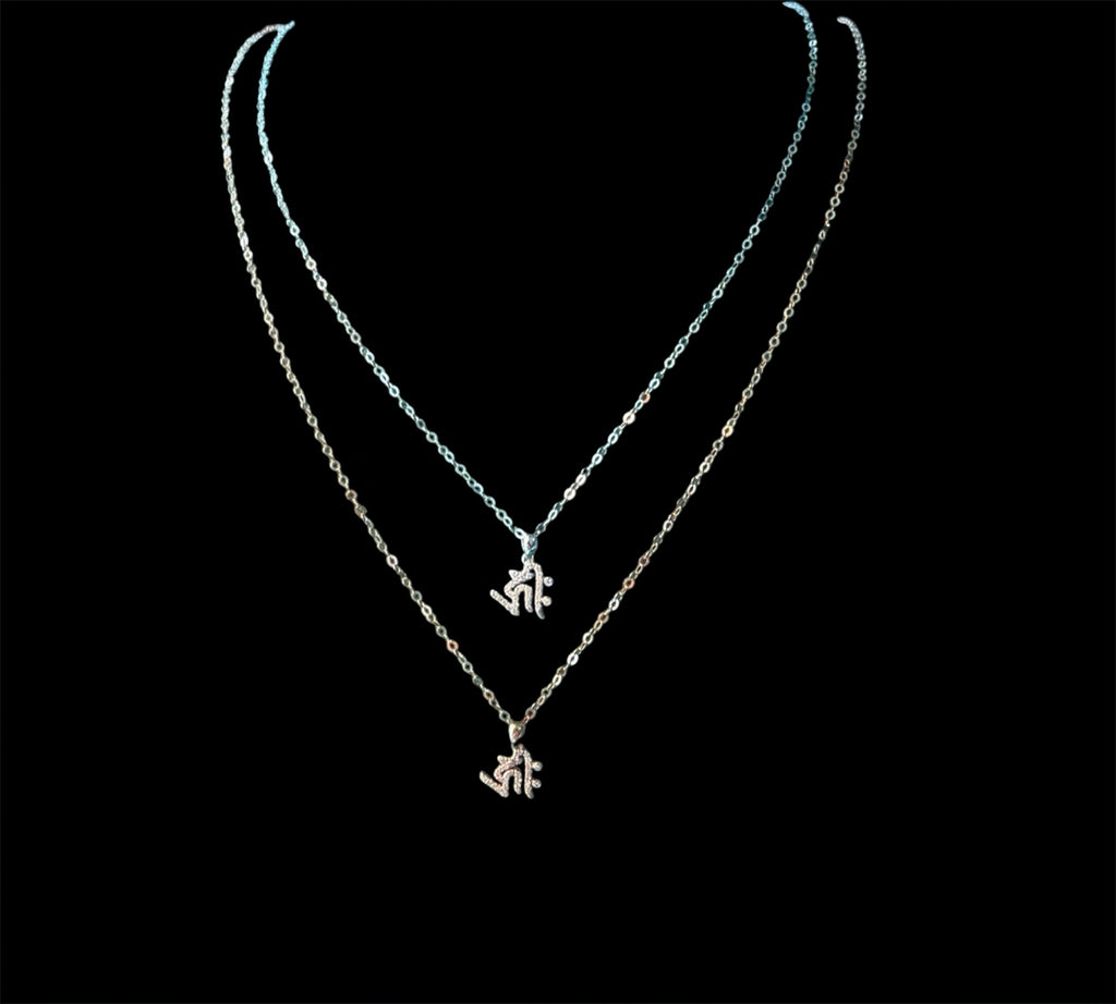 Avalokiteśvara Seed Syllable Necklace (18K)